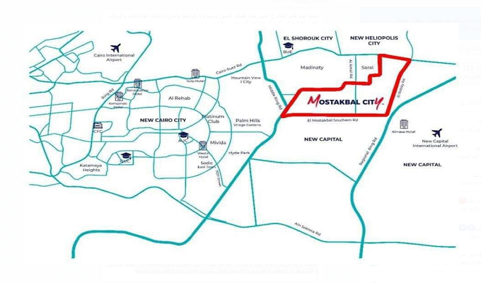 مدينة المستقبل سيتي القاهرة الجديدة Mostakbal City New Cairo 6 مدينة المستقبل سيتي القاهرة الجديدة